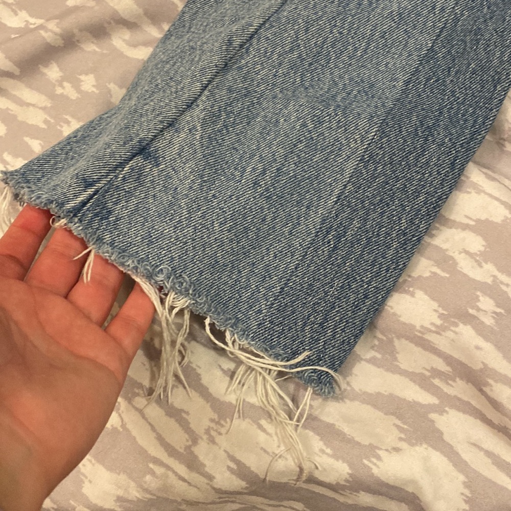 Redone Levis Reconstructed Patchwork Straight Leg… - image 2